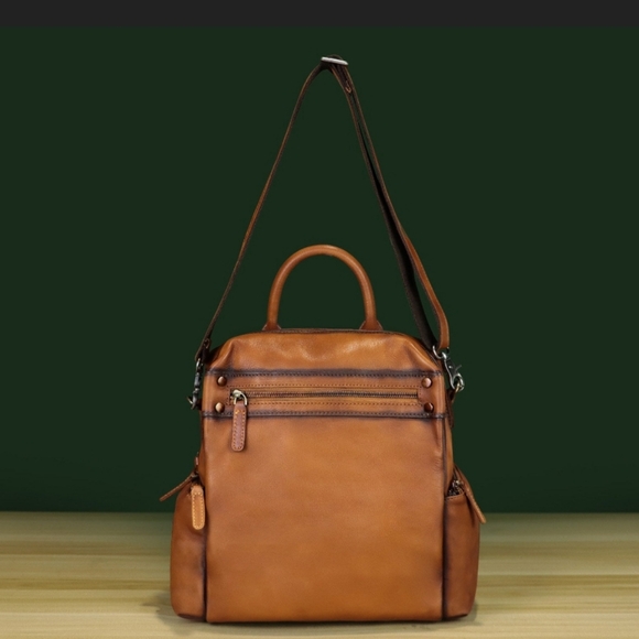 Leather Convertable Backpack - Picture 5 of 5